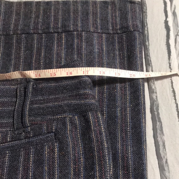 Vintage Free People Blue Twill Flare leg Pants - Picture 10 of 13